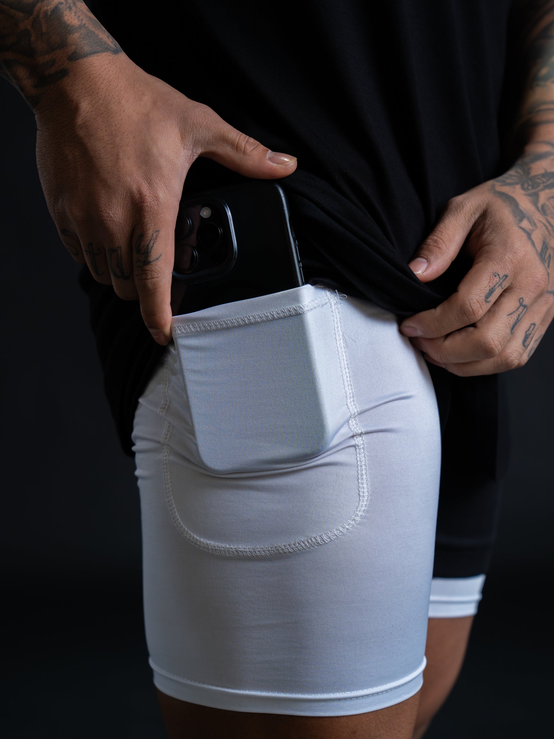 2 IN 1 SHORTS - BLACK image 2