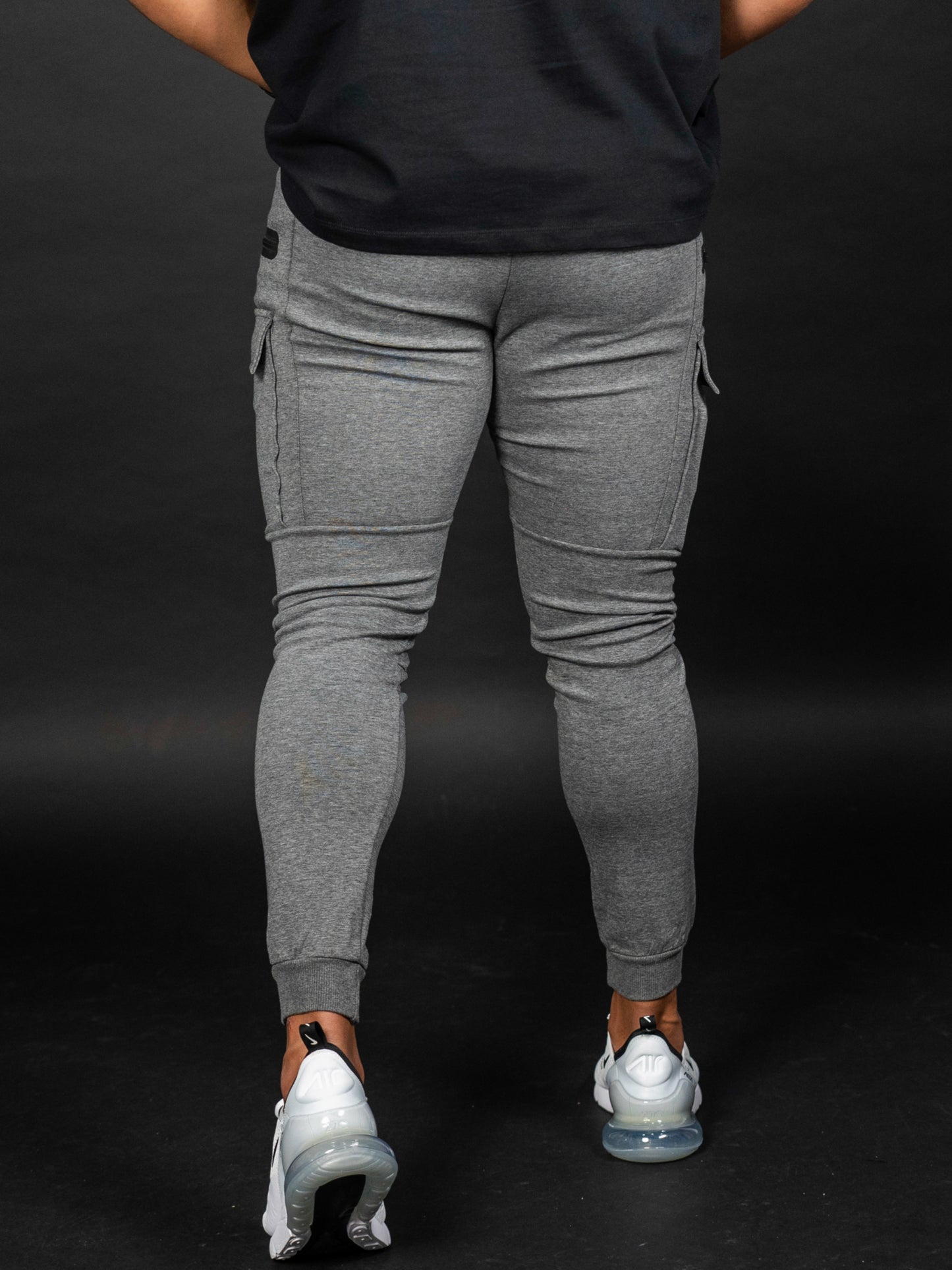CARGO TRACK PANTS - DARK GREY image 3