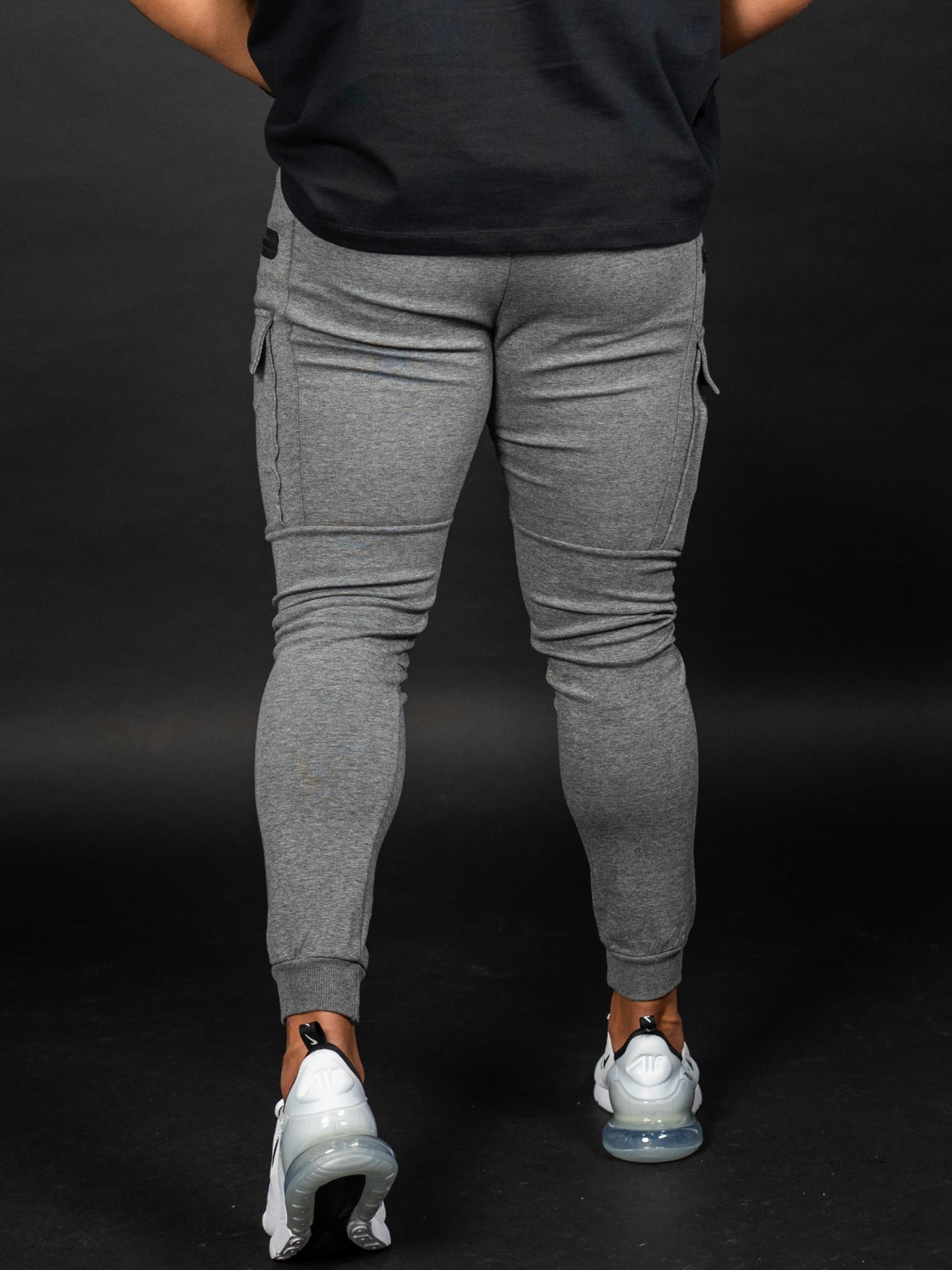 CARGO TRACK PANTS - DARK GREY image 3