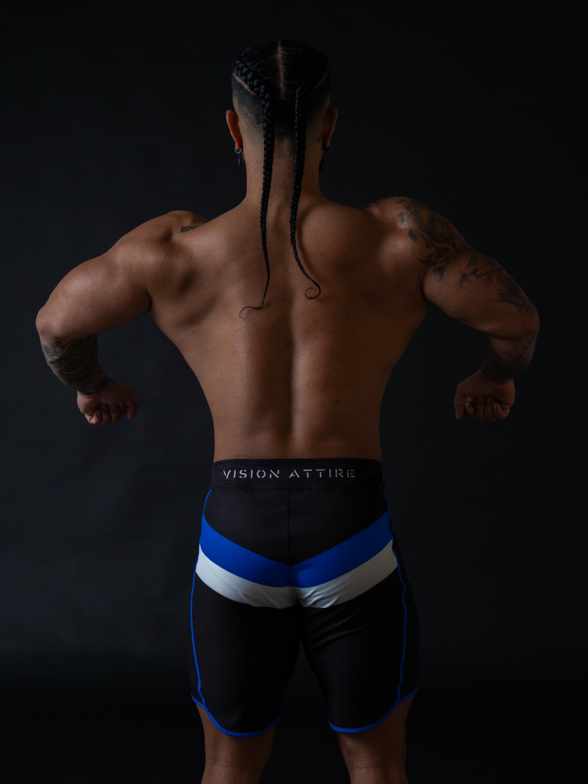 MEN'S PHYSIQUE SHORTS - BLACK image 1