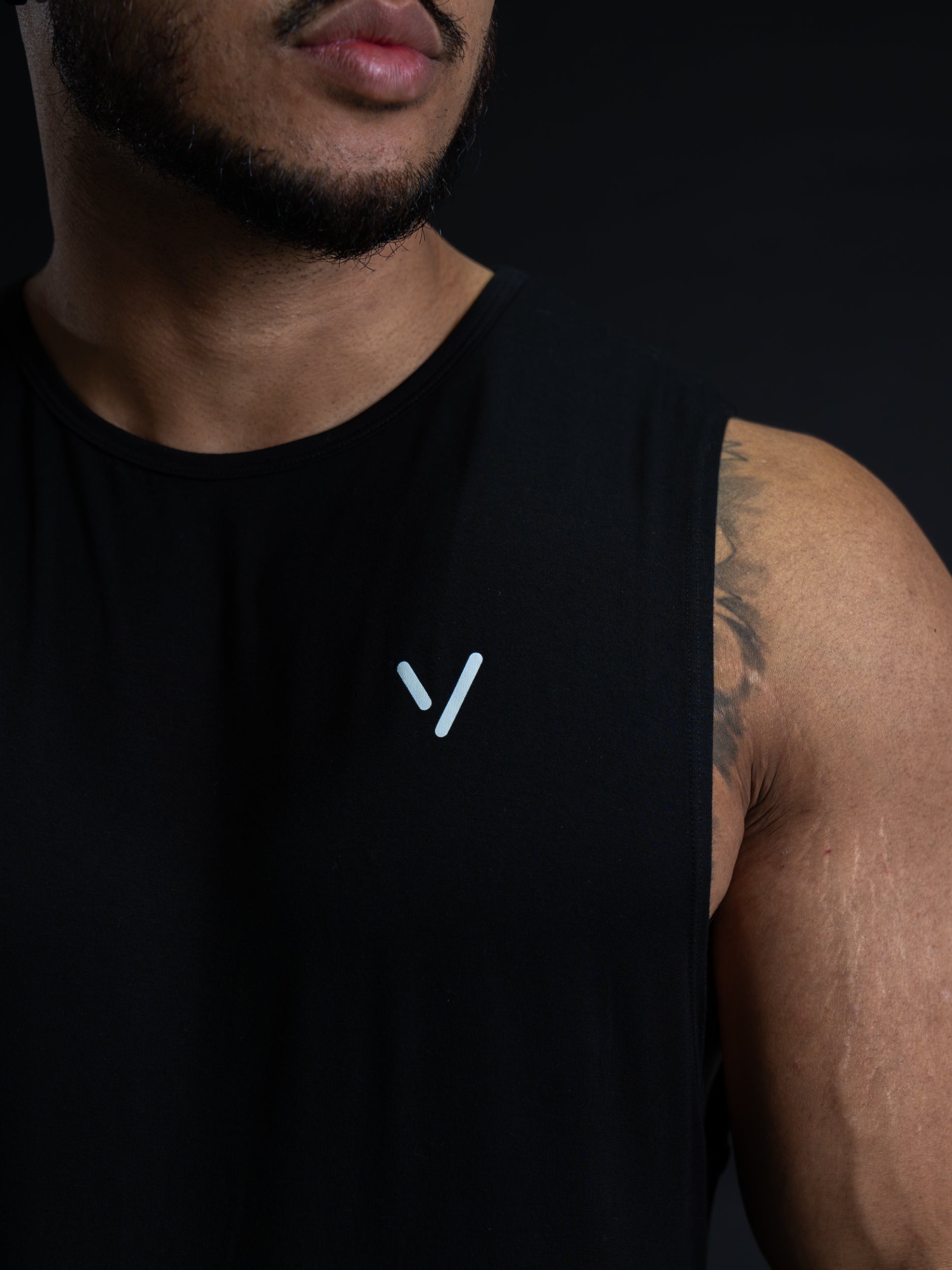 VISION MUSCLE TANKS - BLACK image 3