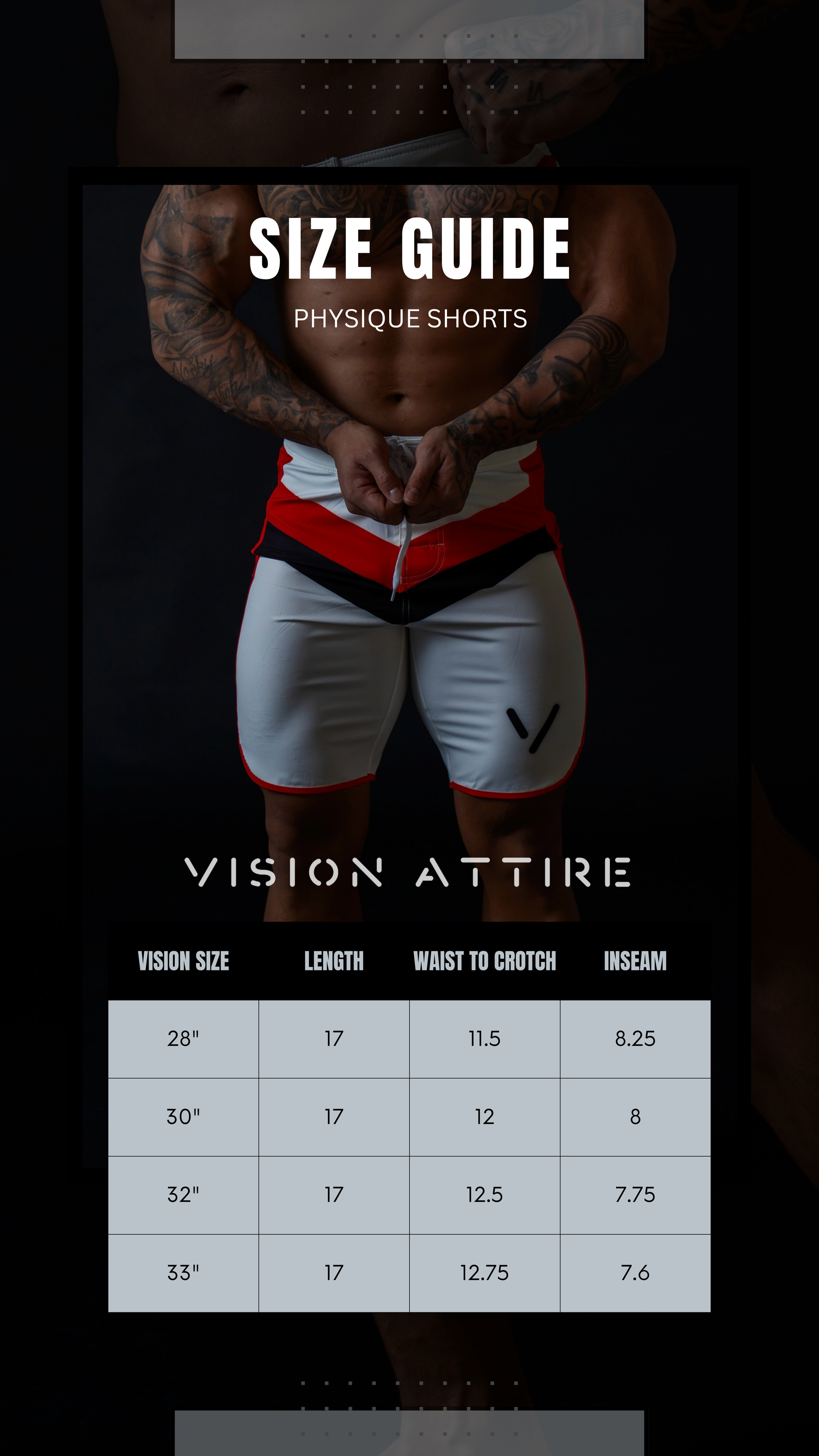 MEN'S PHYSIQUE SHORTS - BLACK image 5