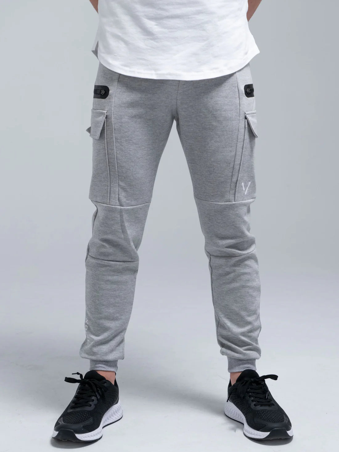 CARGO TRACK PANTS - LIGHT GREY image 2