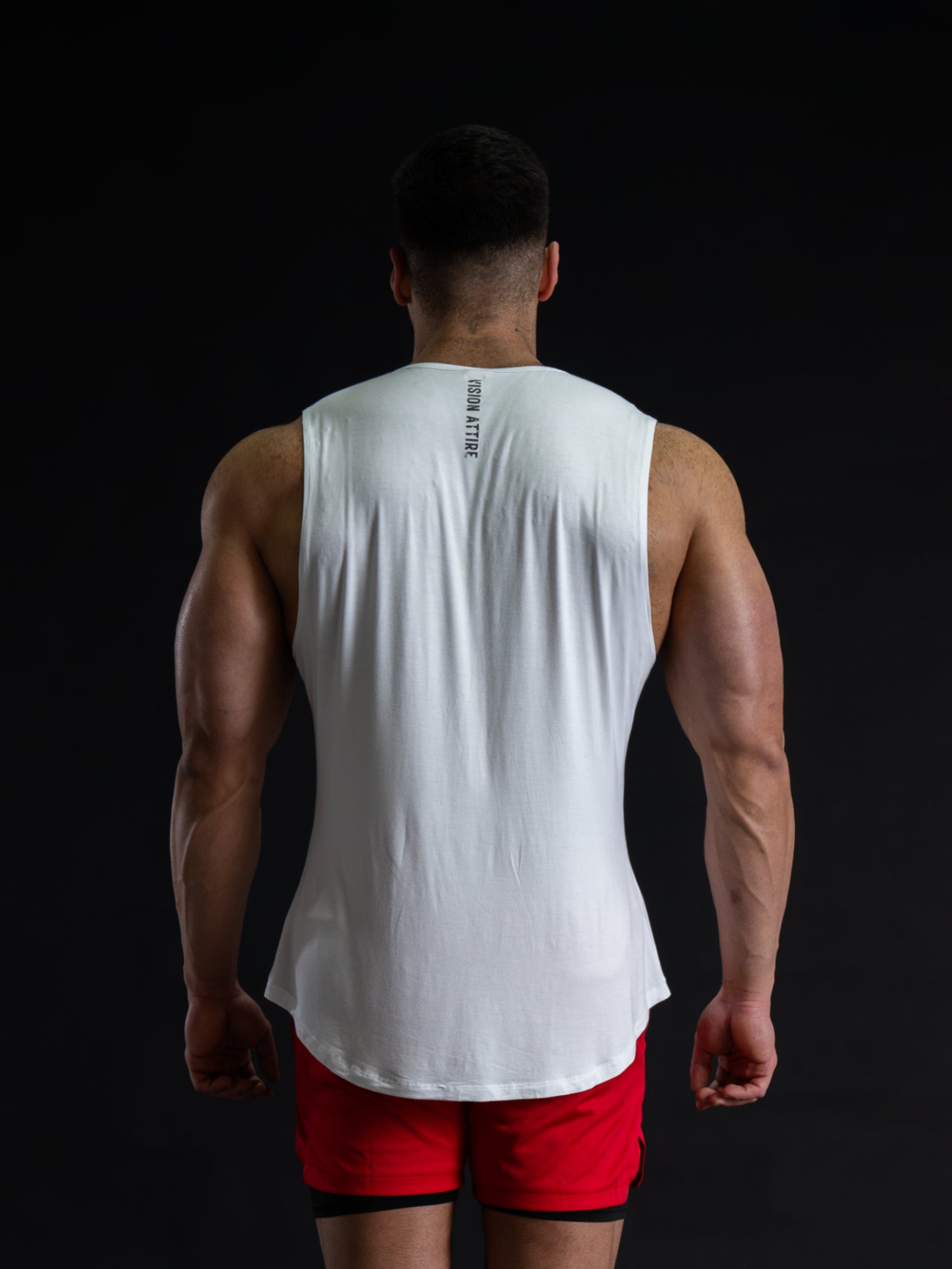 VISION MUSCLE TANKS - WHITE image 1