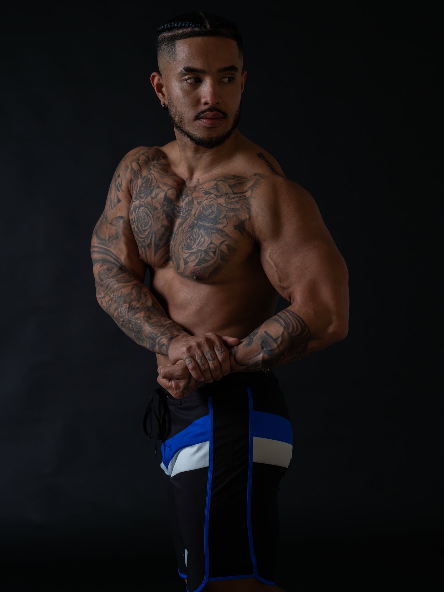 MEN'S PHYSIQUE SHORTS - BLACK image 2