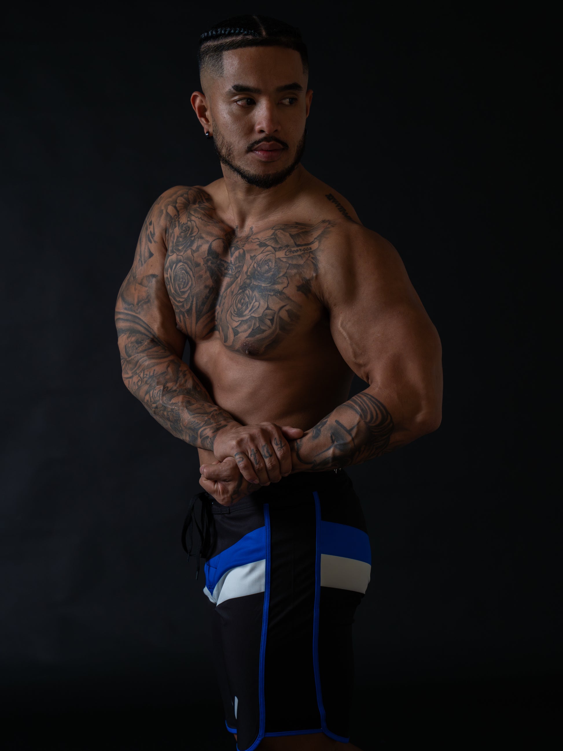 MEN'S PHYSIQUE SHORTS - BLACK image 2
