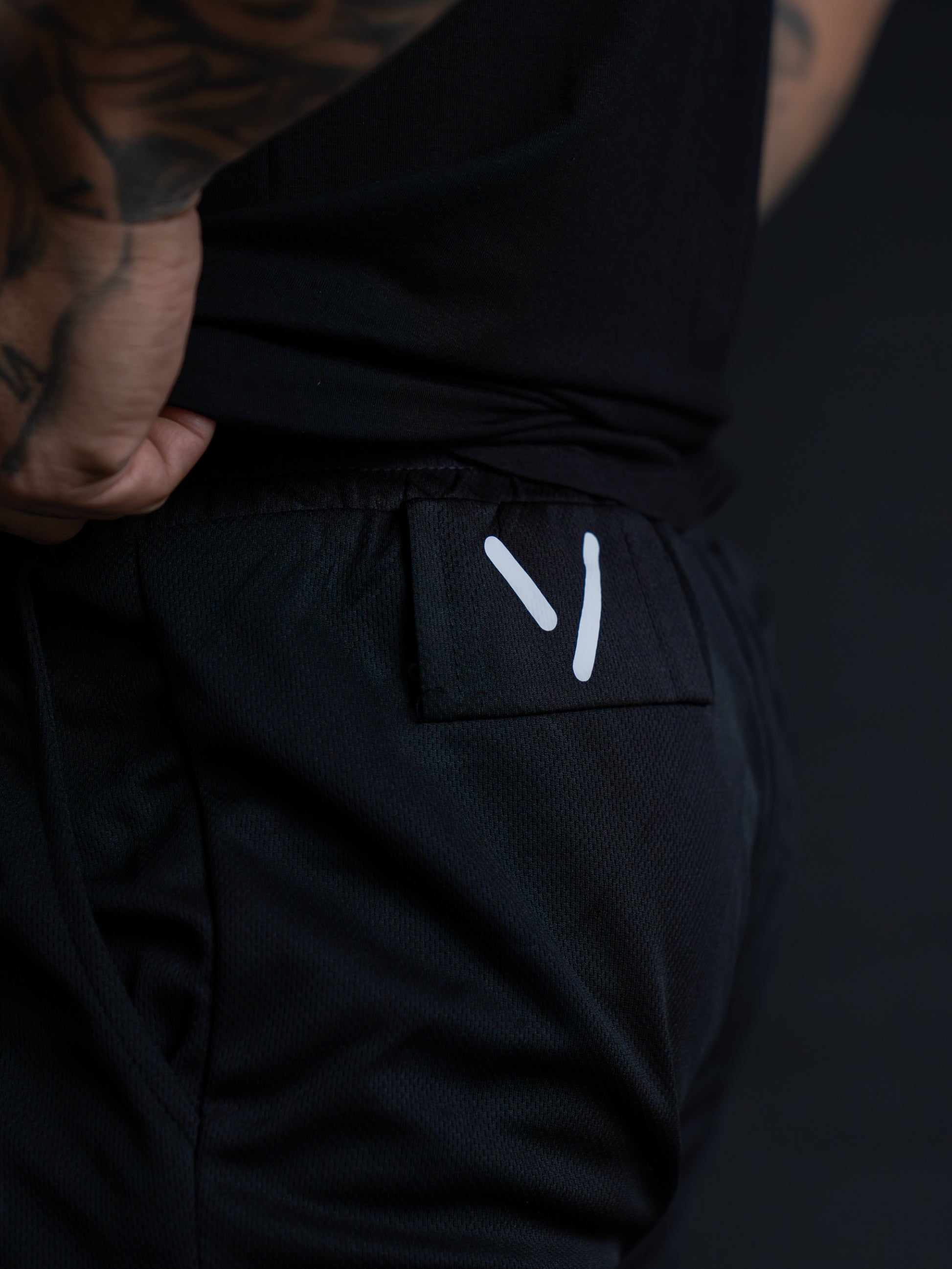 2 IN 1 SHORTS - BLACK image 1